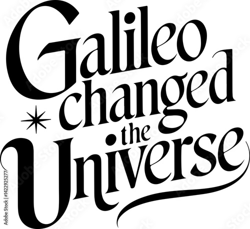 Galileo Changed The Universe Logo
