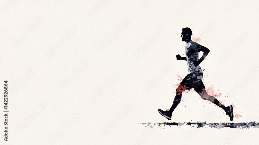 Dynamic Runner in Motion Dynamic Runner in Motion