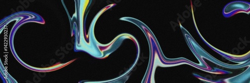 Liquify abstract texture with smooth flowing lines and vivid gradient colors. Modern dynamic background for creative design, prints, branding, and digital art with transparent background.