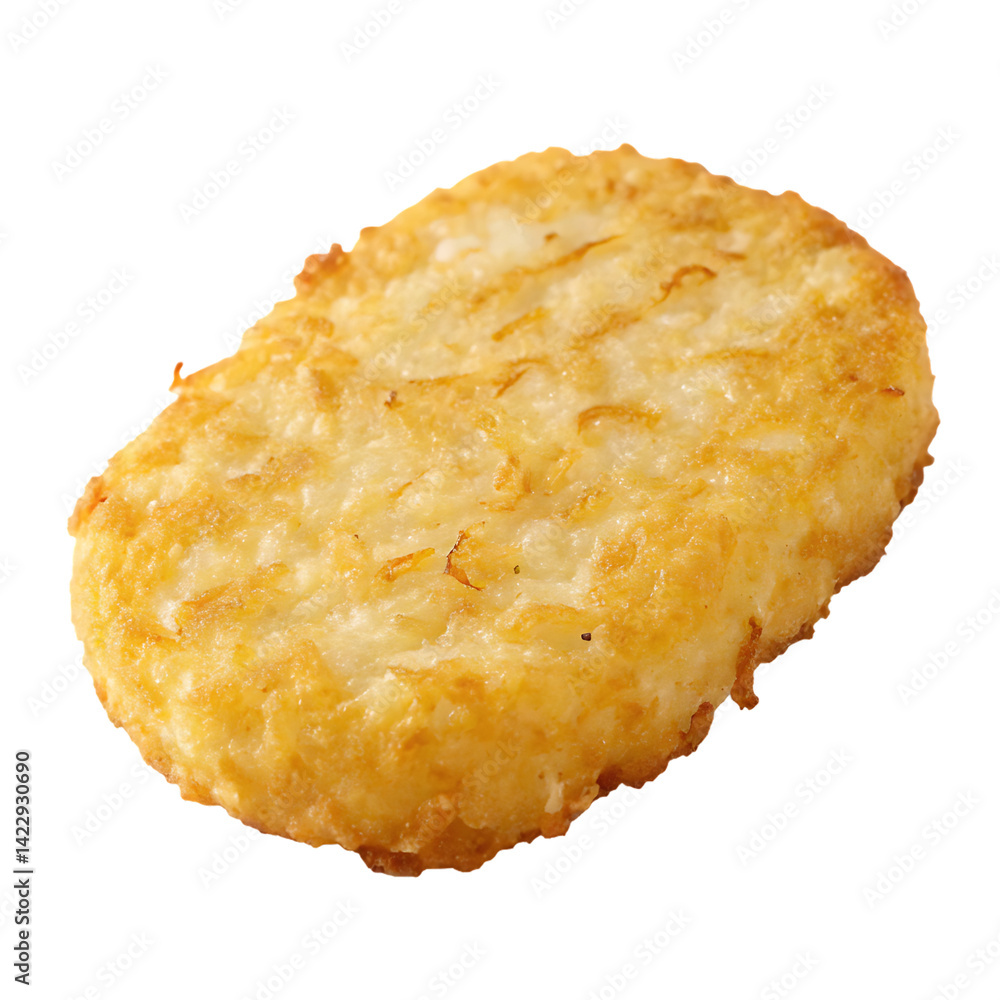 Hash browns isolated on transparent background Hash browns isolated on transparent background