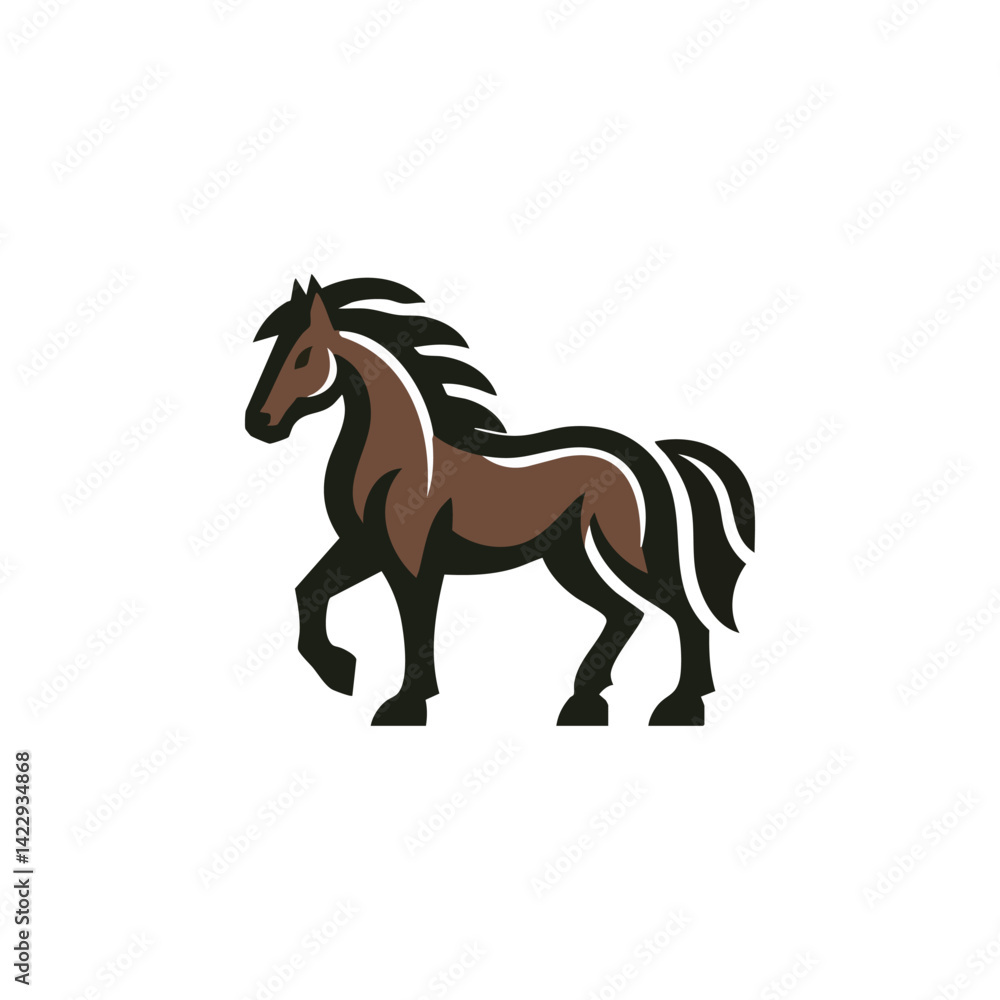 simple horse logo vector illustration simple horse logo vector illustration