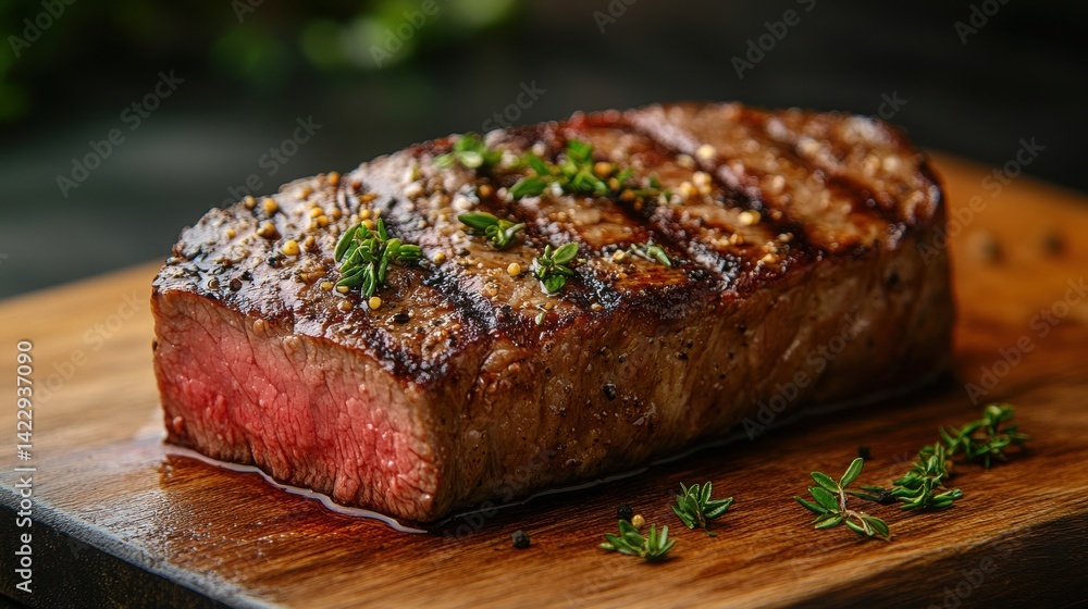 sliced fillet steak showing tender meat - image stock sliced fillet steak showing tender meat - image stock