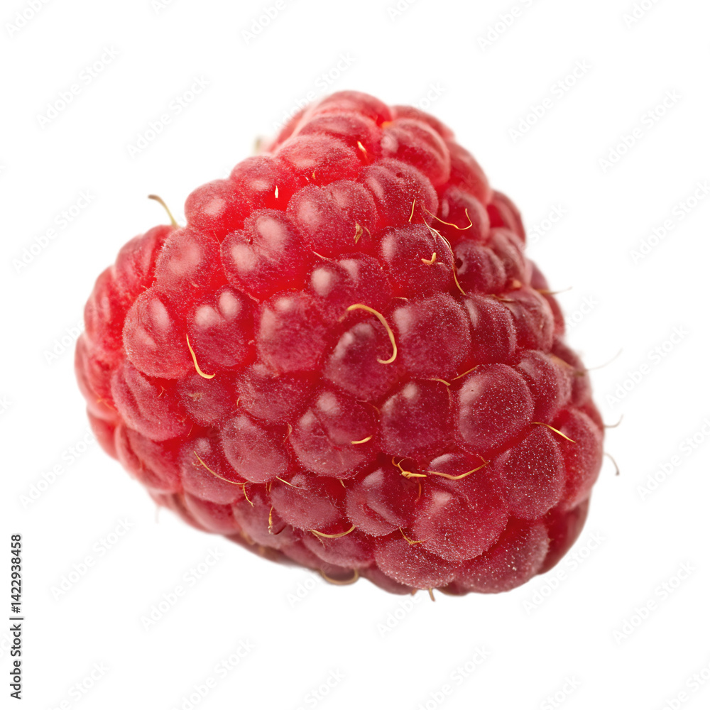 Raspberry fruit isolated on transparent background Raspberry fruit isolated on transparent background