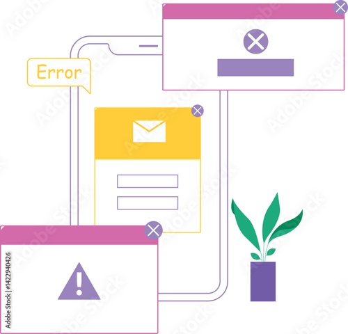 Web Error and Message Error