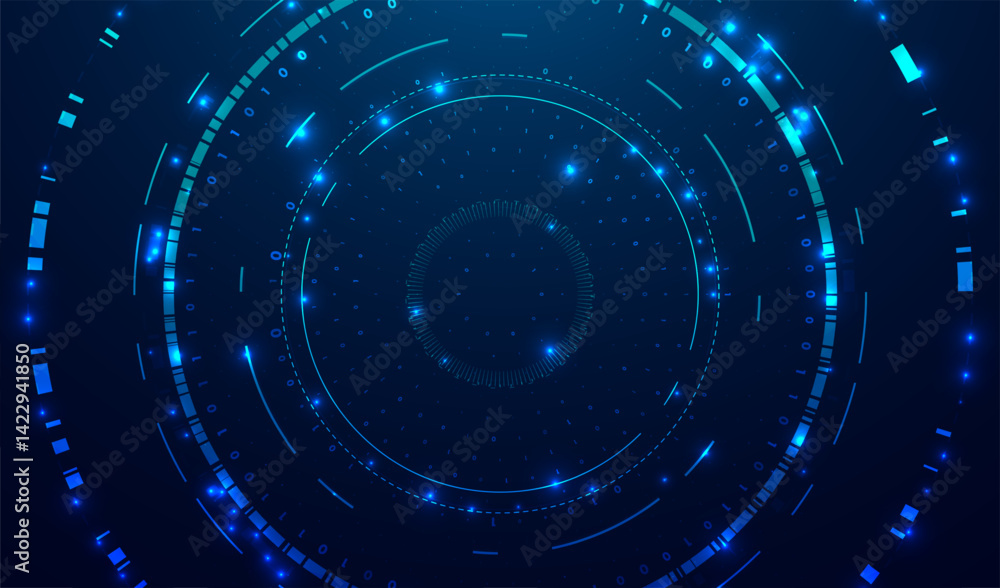 Abstract big data visualization. Big data code representation. Graphic concept for your design Abstract big data visualization. Big data code representation. Graphic concept for your design