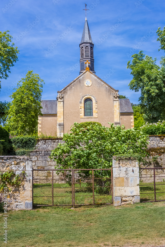 Naklejka premium Église d’Apremont-sur-Allier, France