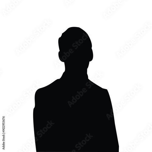 silhouette of a man profile 