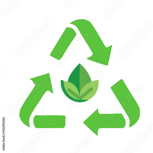 green recycle symbol