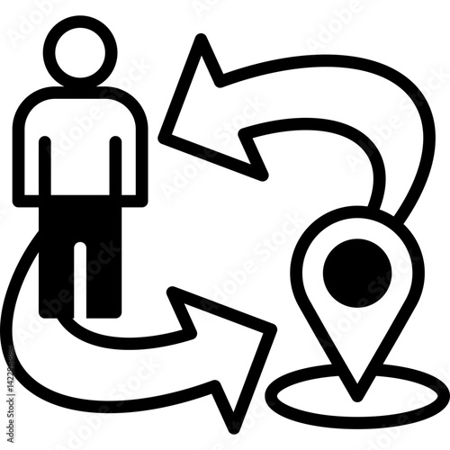 Position mixed icon