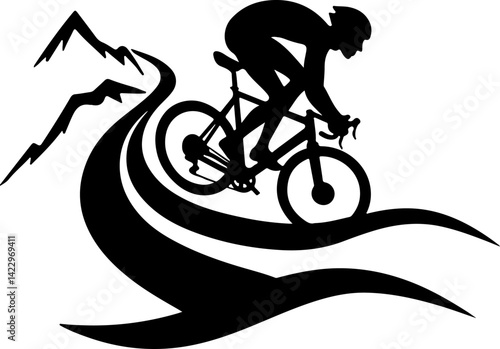 mountain Camping and Outdoor Adventure Icons  vector 