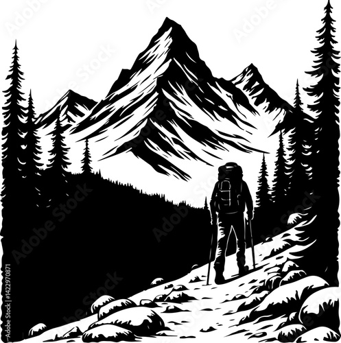 Adventure Outdoor Silhouette Vector Bundle | Hiking, Biking, Off-road & Vanlife SVG Pack
