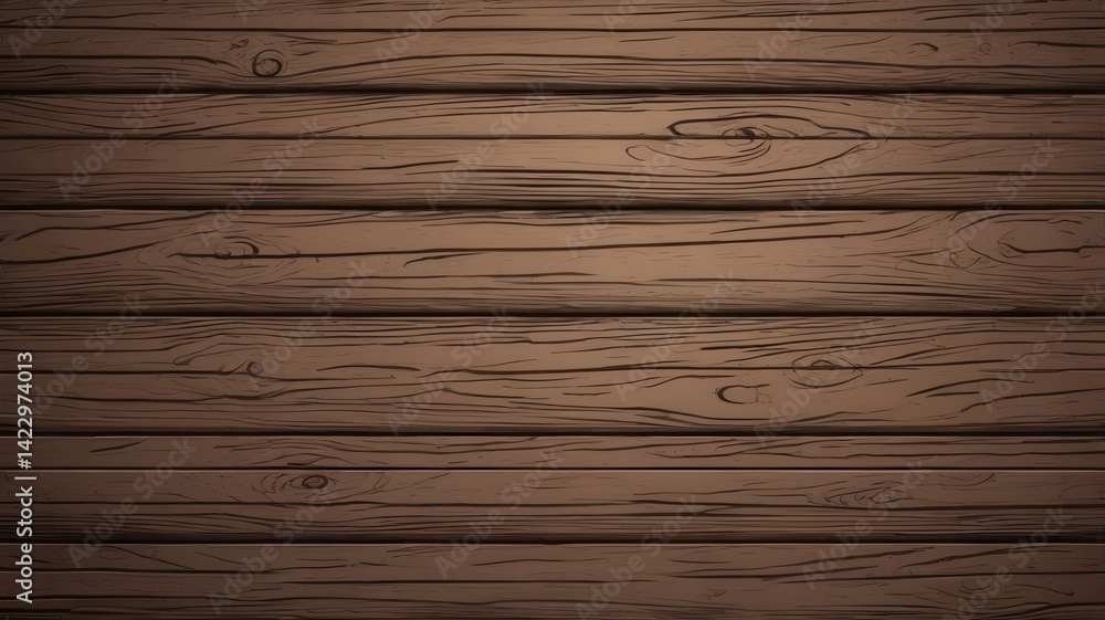 Fototapeta premium Dark Brown Wooden Planks Background Texture - Rustic Wood Image