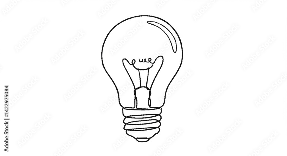 light bulb on white background light bulb on white background