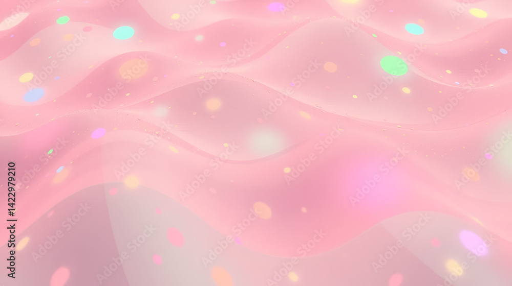 3d rendering abstract background. Computer generated beautiful flickery wavy surface with colorful spots and stripes. 3d rendering abstract background. Computer generated beautiful flickery wavy surface with colorful spots and stripes.