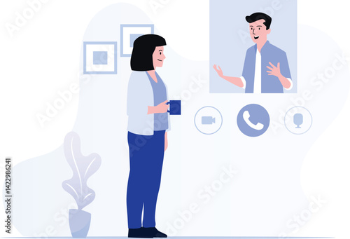 Virtual Communication With Office Manager