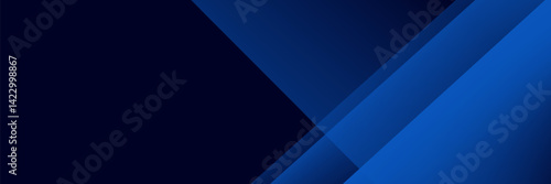 Dark blue modern business abstract background. Vector illustration design for presentation, banner, cover, web, flyer, card, poster, wallpaper, texture, slide, magazine, and powerpoint