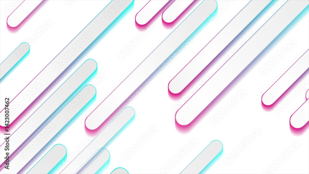 Holographic stripes geometric abstract tech background Holographic stripes geometric abstract tech background