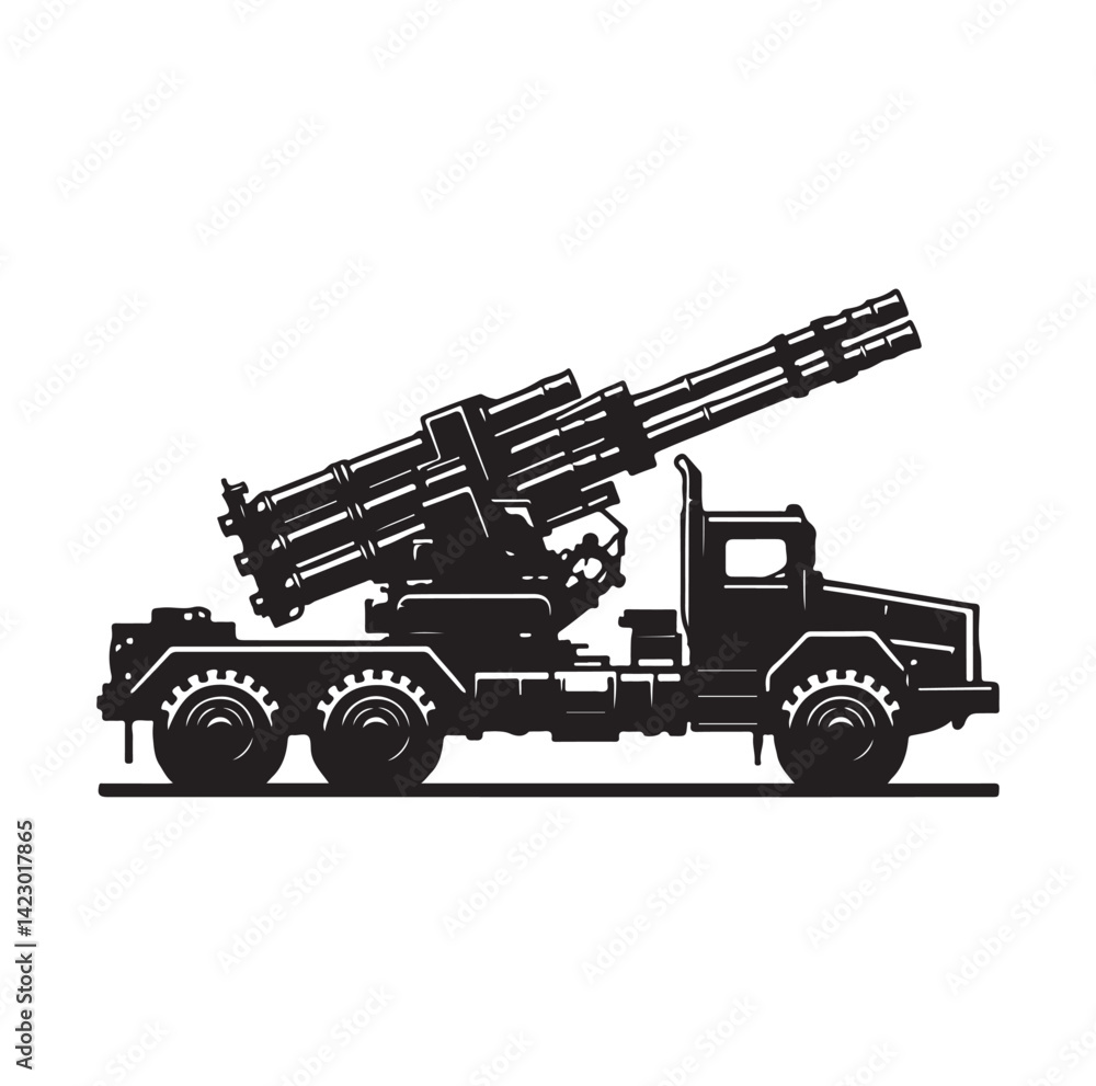 Asphalt Roller silhouette vector illustration
Asphalt Roller silhouette vector illustration