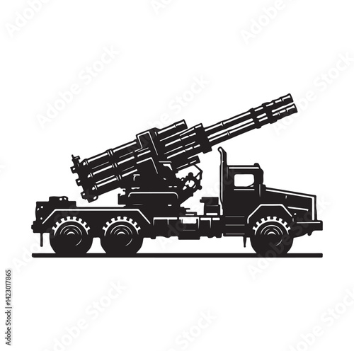 Asphalt Roller silhouette vector illustration
