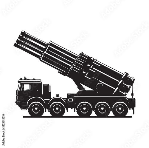 Asphalt Roller silhouette vector illustration
