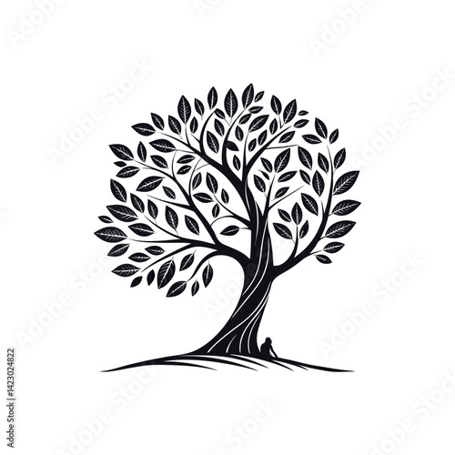 tree logo design vector 