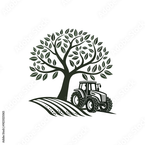 tree logo design vector 