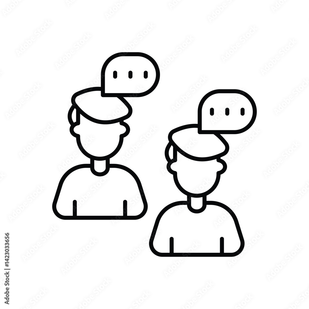 Communication icon vector stock illustration Communication icon vector stock illustration