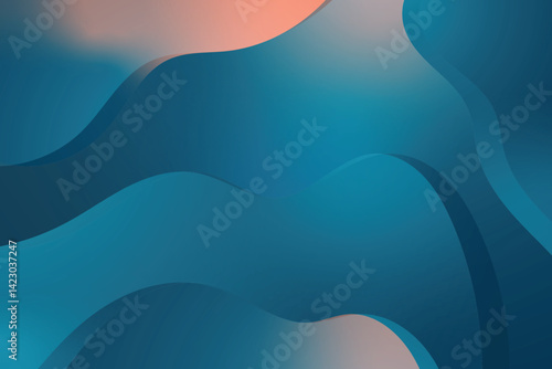 Gradient color wave background, modern abstract background