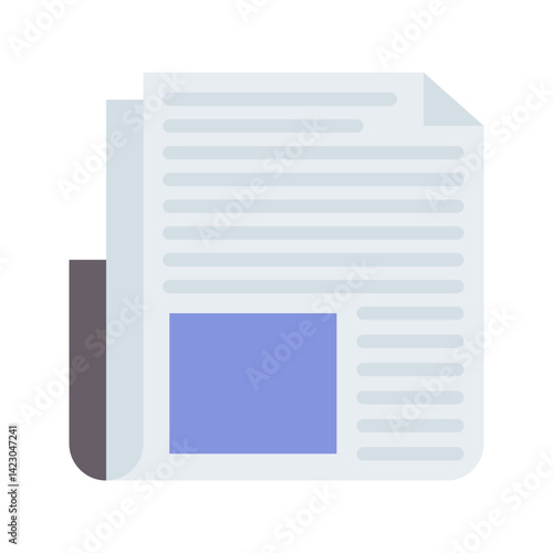 Bulletin icon vector image. Suitable for mobile apps, web apps and print media.