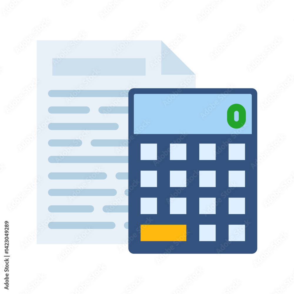Estimation icon vector image. Suitable for mobile apps, web apps and print media. Estimation icon vector image. Suitable for mobile apps, web apps and print media.