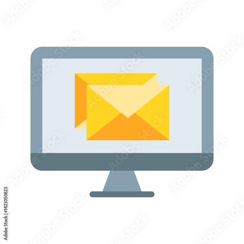 Inbox icon vector image. Suitable for mobile apps, web apps and print media.