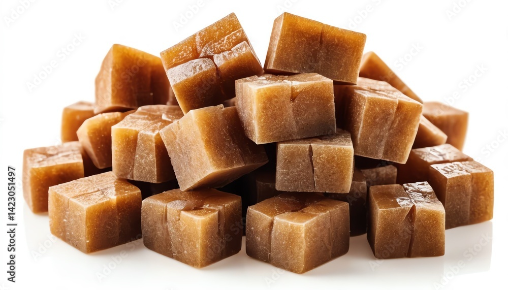 A Delicious Pile of Brown Sugar Cubes Perfect for Sweet Treats and Baking Recipes A Delicious Pile of Brown Sugar Cubes Perfect for Sweet Treats and Baking Recipes