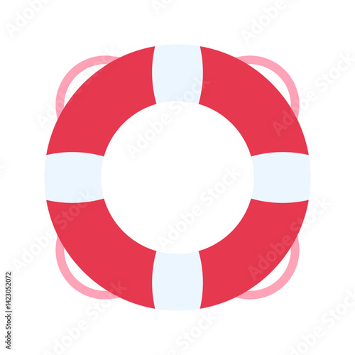 Life Buoy icon vector image. Suitable for mobile apps, web apps and print media.
