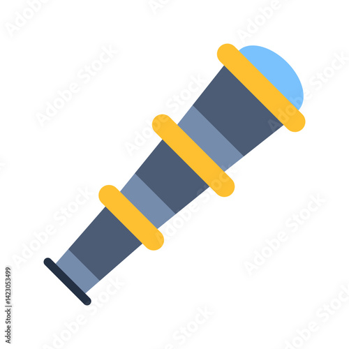Monocular icon vector image. Suitable for mobile apps, web apps and print media.