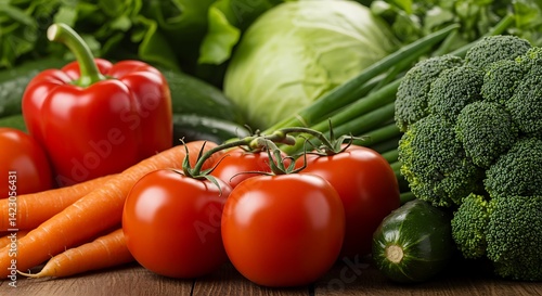 High-Resolution Vegetables in Natural Light and Sharp Detail