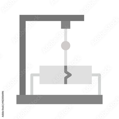 Seismograph icon vector image. Suitable for mobile apps, web apps and print media.