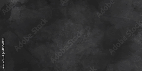 Abstract design with old wall texture cement dark black and paper texture background. Realistic design are empty space of Studio dark room concrete wall grunge texture .Grunge paper texture design .	