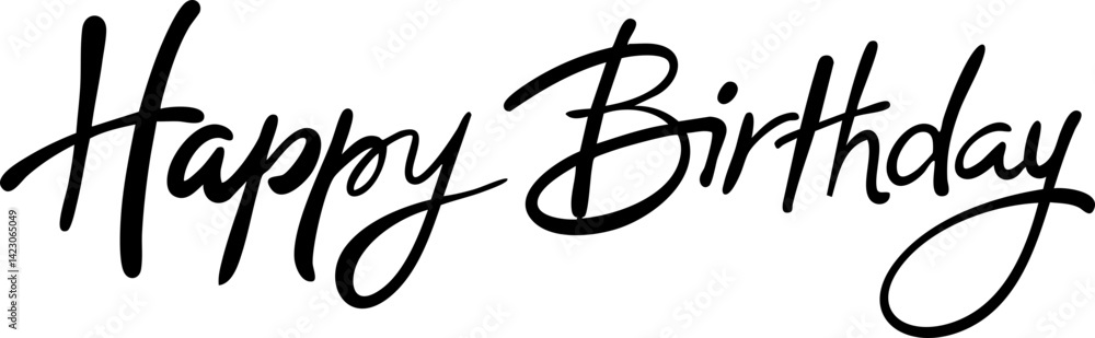 Obraz premium 생일축하문구