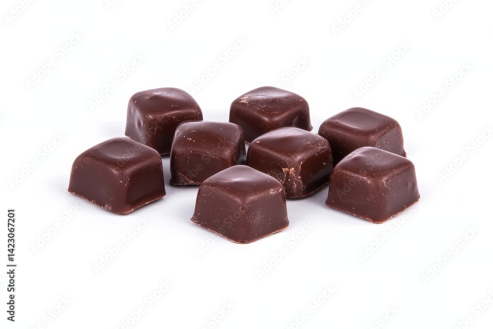 Obraz premium Dark Chocolate Squares