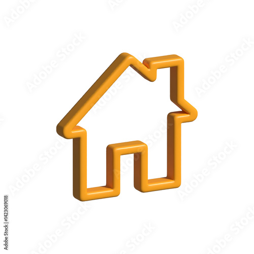 3d representation of a house