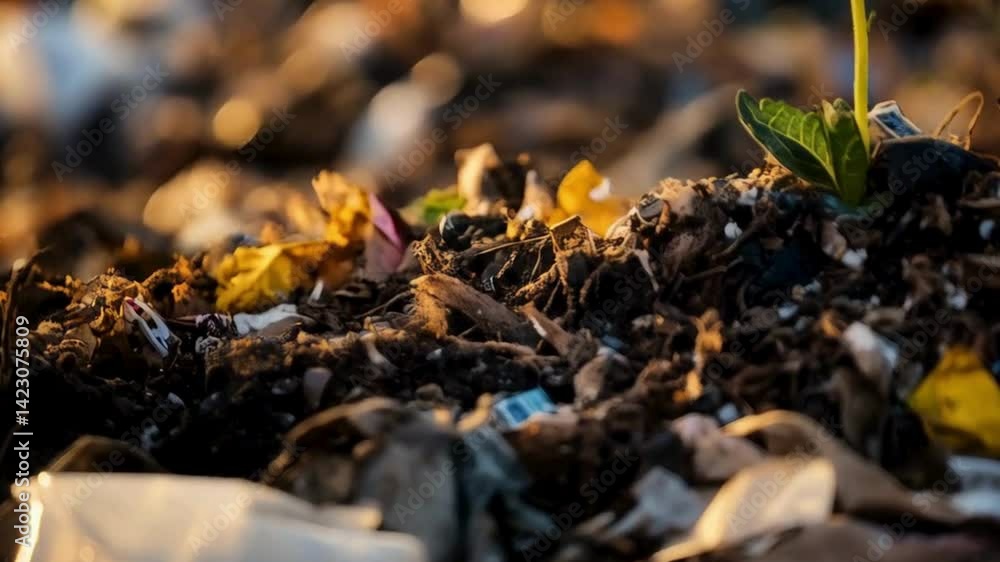 Resilience A Daisy Blooming Amidst Waste Resilience A Daisy Blooming Amidst Waste