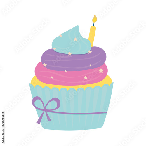 birthday cupcake