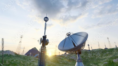 Mountain radar for meteorological and astronomical detection