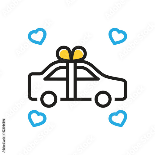 Multi color icon for newly