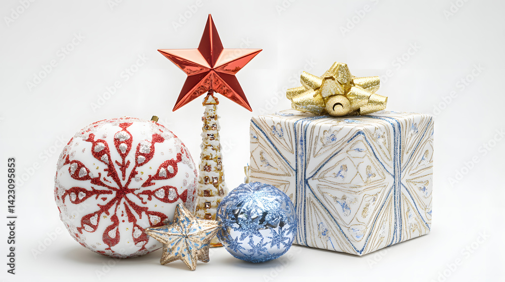 Minimalist style Christmas,Christmas, decoration, Christmas tree,holiday, xmas,winter, decorations,celebration, presents,gift, Santa Claus,ornaments,december,seasonal,art,happy,new year