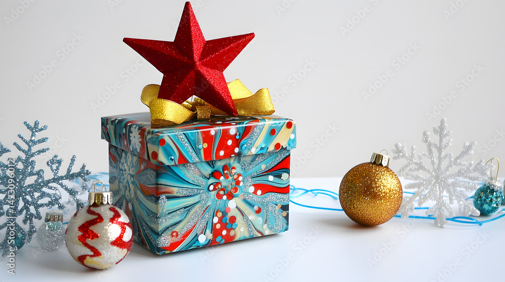 Minimalist style Christmas,Christmas, decoration, Christmas tree,holiday, xmas,winter, decorations,celebration, presents,gift, Santa Claus,ornaments,december,seasonal,art,happy,new year