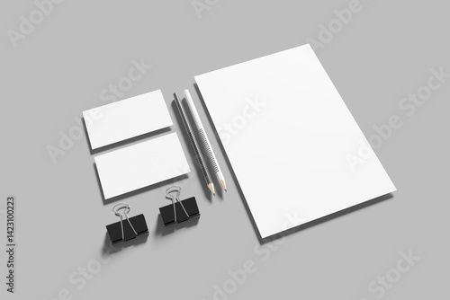Stationery Branding Blank Mockup