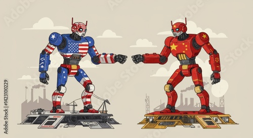 American and Chinese Robotic Giants: A Fist Bump of Global Industry