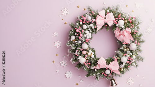 Obraz na płótnie Minimalist style Christmas,Christmas, decoration, Christmas tree,holiday, xmas,winter, decorations,celebration, presents,gift, Santa Claus,ornaments,december,seasonal,art,happy,new year w salonie