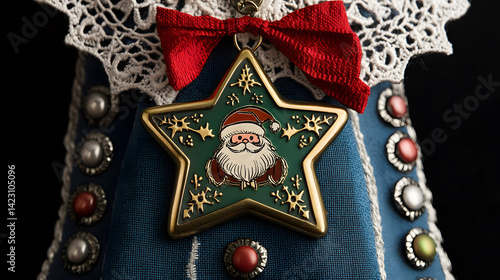 Obraz na płótnie Minimalist style Christmas,Christmas, decoration, Christmas tree,holiday, xmas,winter, decorations,celebration, presents,gift, Santa Claus,ornaments,december,seasonal,art,happy,new year w salonie